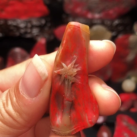 昌化鸡血石昌化鸡血石挂件