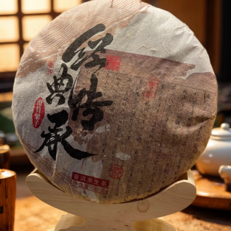 云南滑竹梁普洱茶生茶回甘生津醇厚层次感分明花香蜜香浓郁