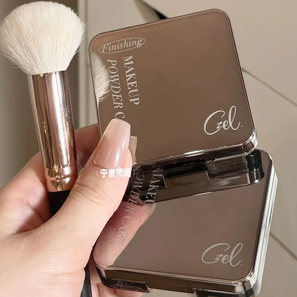 CZEL绔姿定妆粉饼清透蚕丝补妆散粉蜜粉饼干油皮不脱妆控油持久