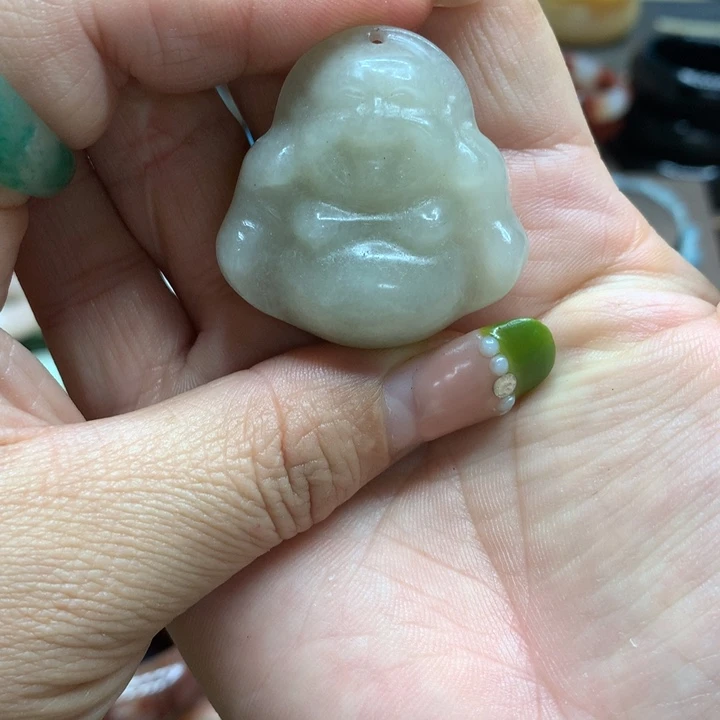 石英质玉（黄龙玉）合金颈饰