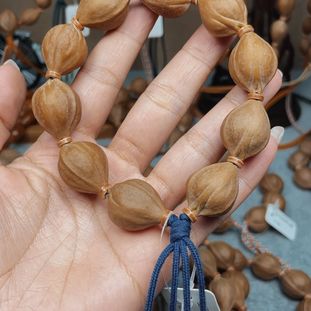 手串橄榄核永***.梅林铁核1825三面佛