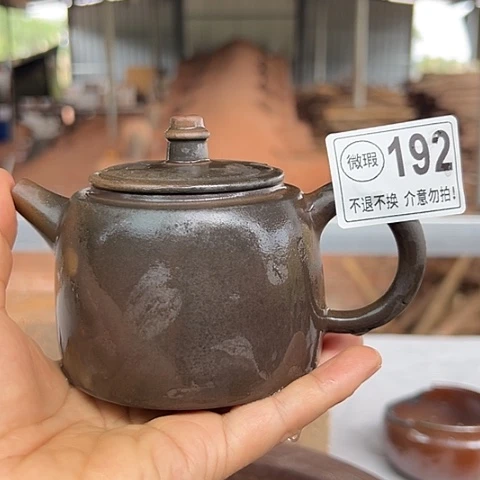 戬谷龙窑柴烧茶壶192