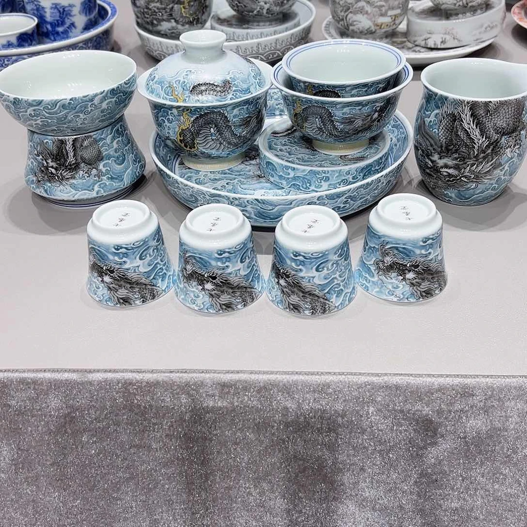 盖碗景德镇高温茶具