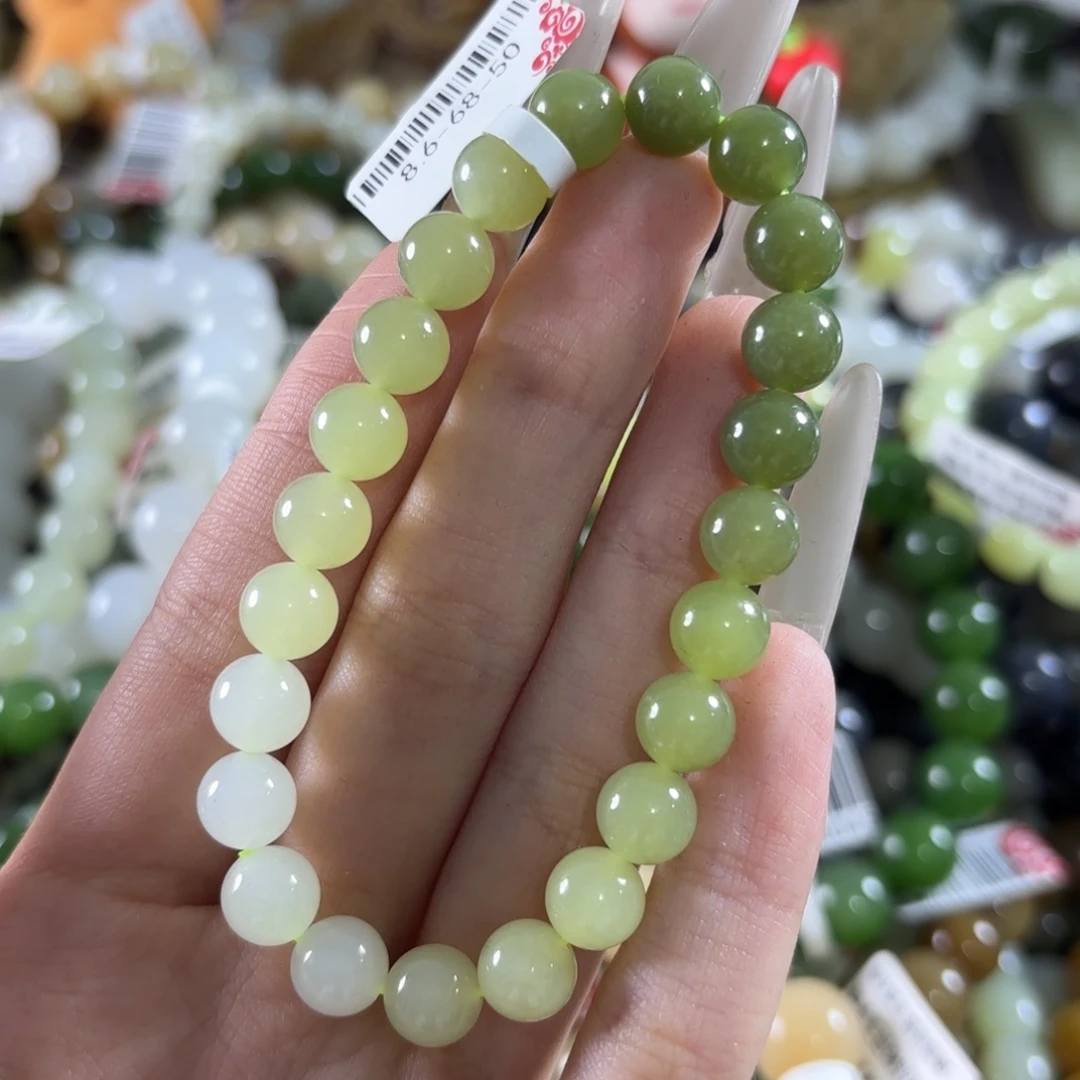 和田玉未镶嵌手链216