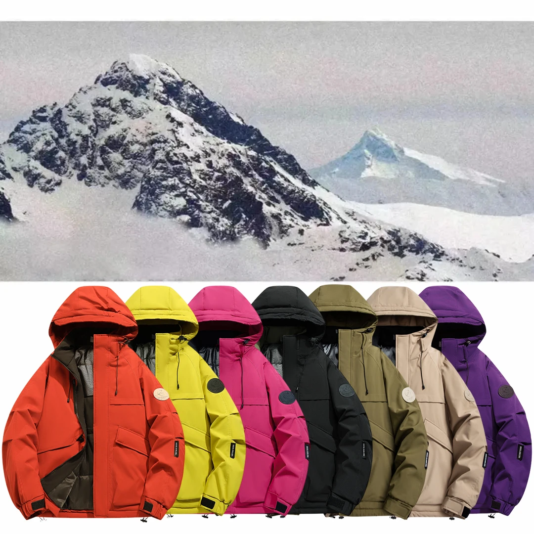 21799秋冬款石墨烯蓄热情侣棉衣外套户外防风防水加厚保暖棉服