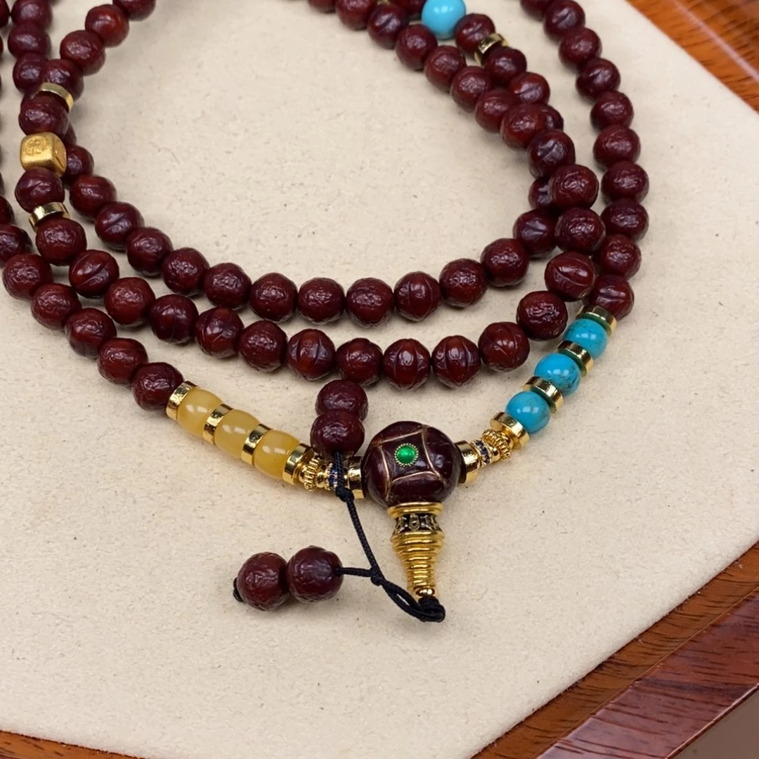 周***星凤眼菩提吊坠凤眼