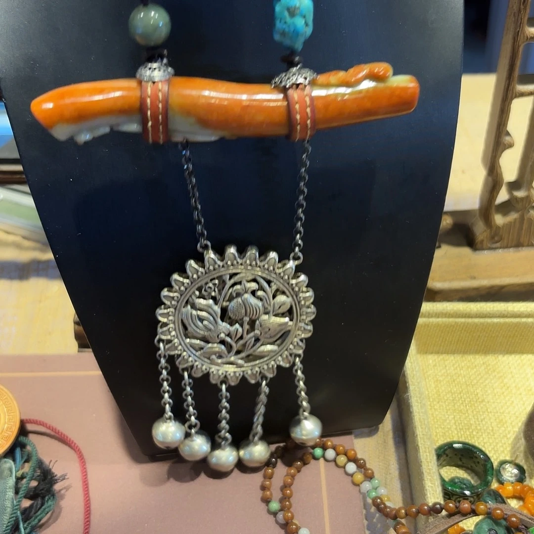 翡翠未镶嵌颈饰原创