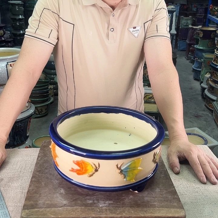 泳坤堂石湾盆微瑕