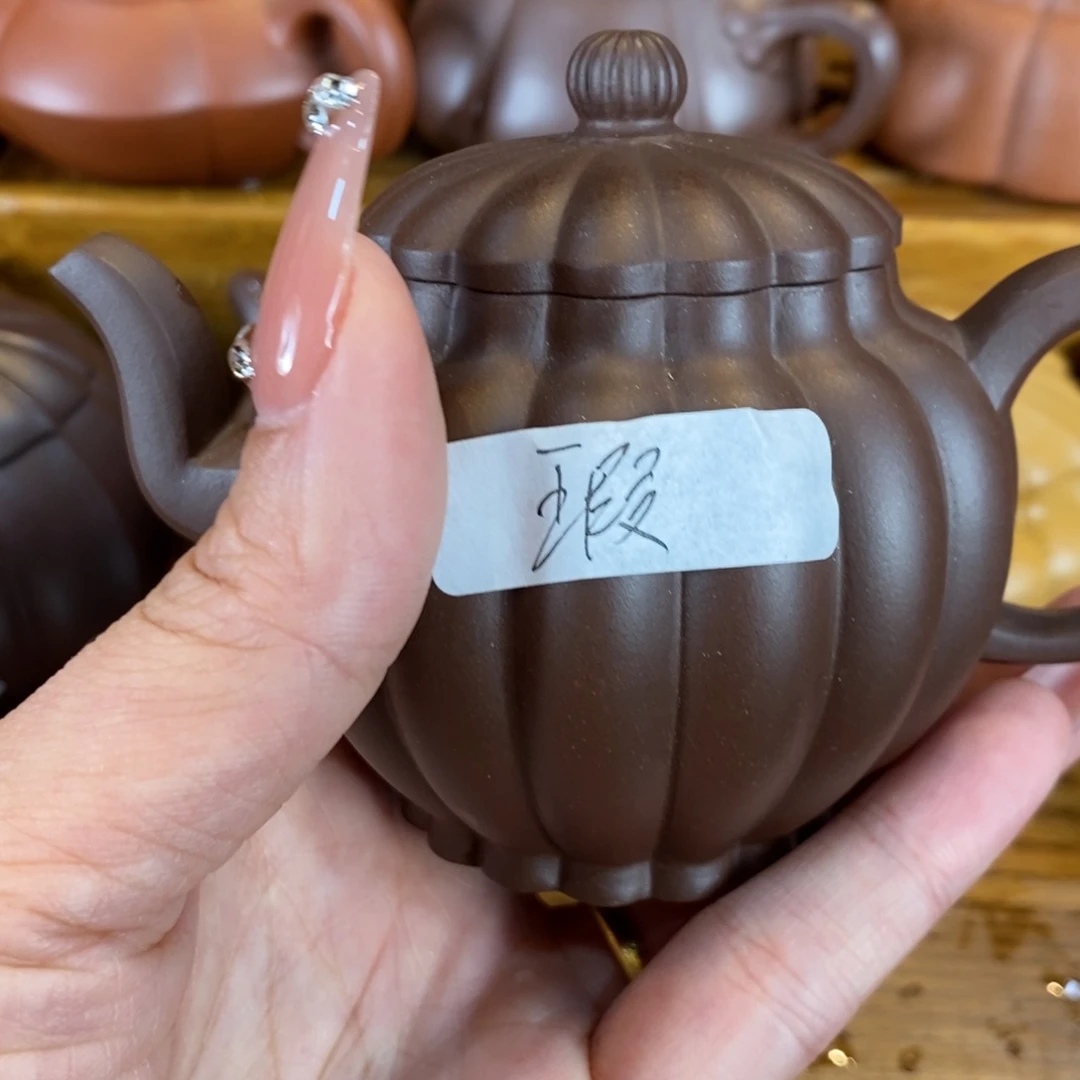 茶壶紫砂原矿泥料手工壶直播间