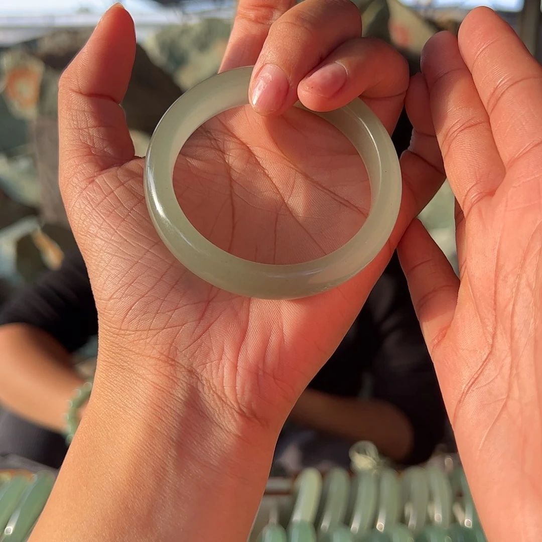 绿东陵冰晴水手镯