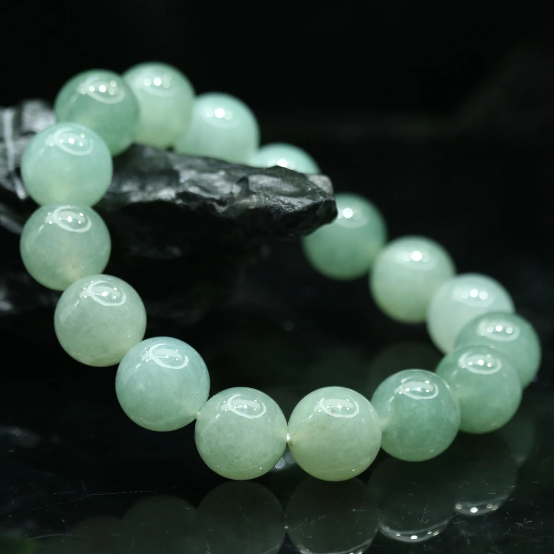 8天然缅甸翡翠A货珠串/300342/上海嘉禾拍卖