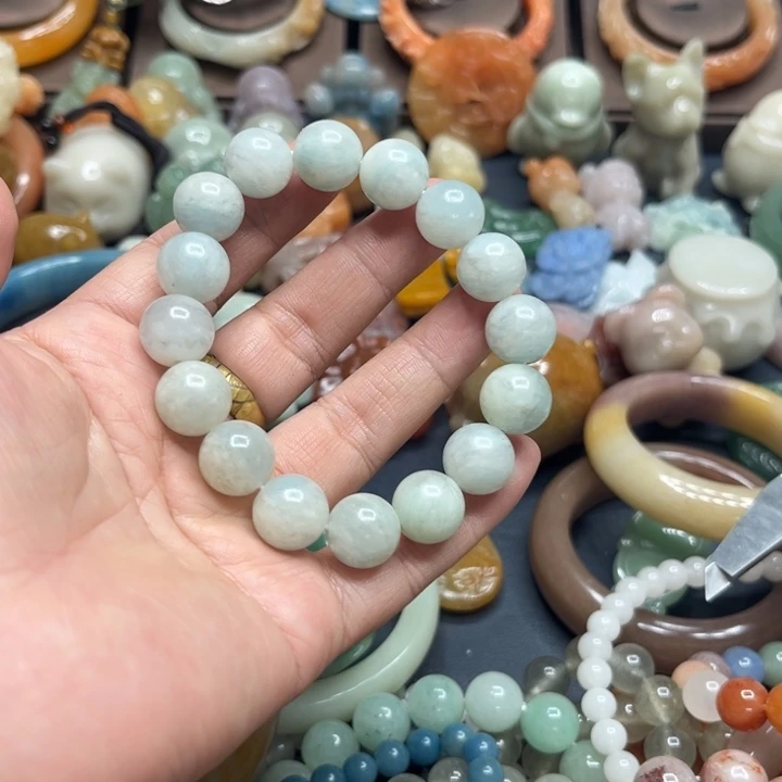 合金手链石英质玉