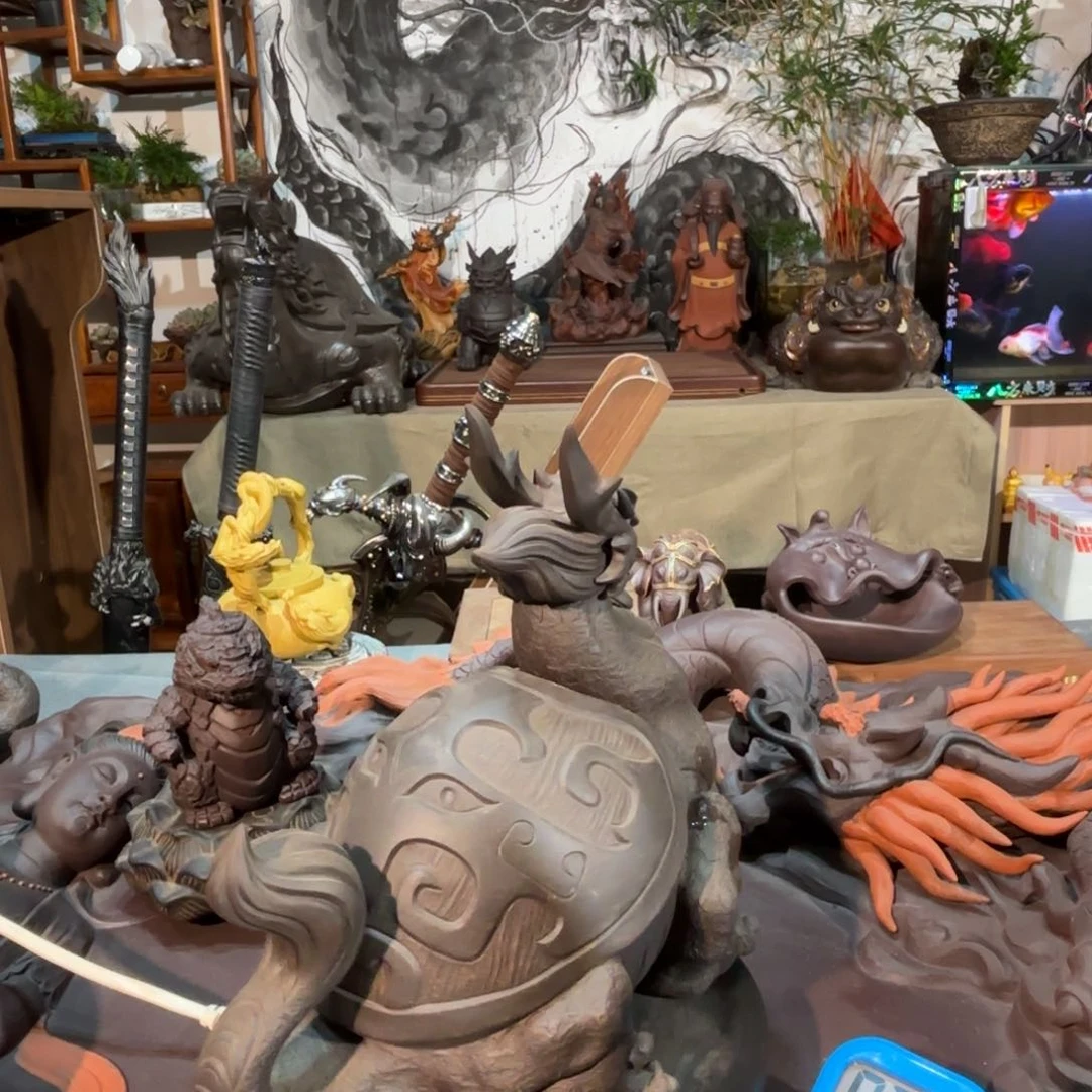 紫砂茶杯鱼*愚。。。。。？？？？。