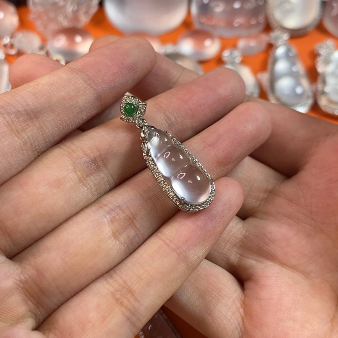 石英质玉黑钢豆子未镶嵌