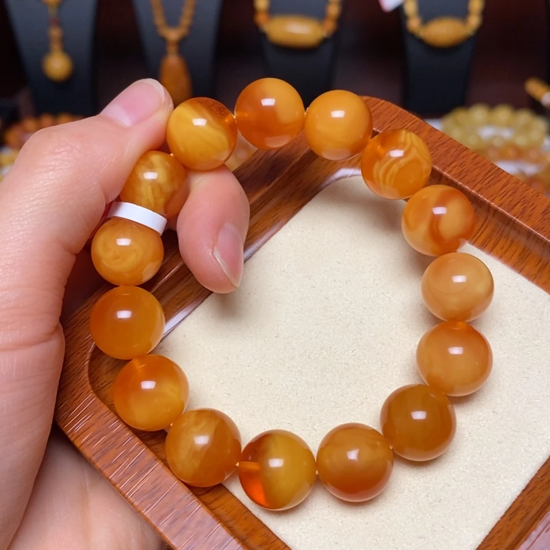 【闪购商品】未镶嵌蜜蜡手链手串