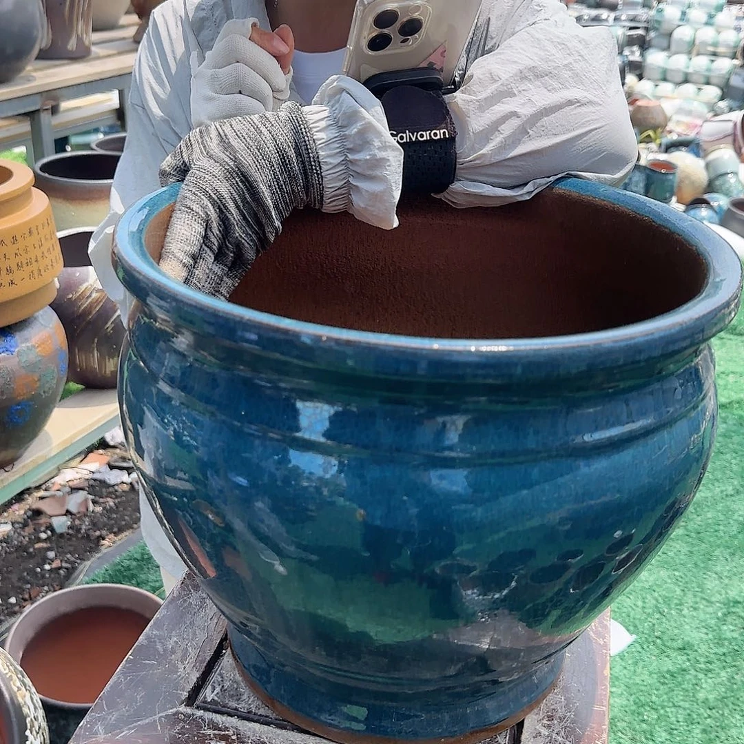 紫砂花盆王嫂花盆0626-327高28口34