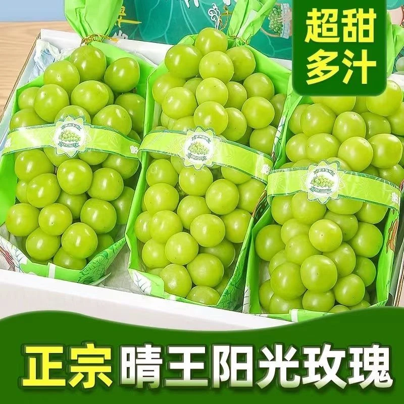山西正宗阳光玫瑰葡萄新鲜采摘应季水果香甜多汁顺丰包邮TY