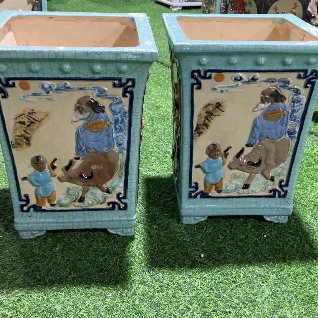 嘉***心岭南高温烧制石湾盆