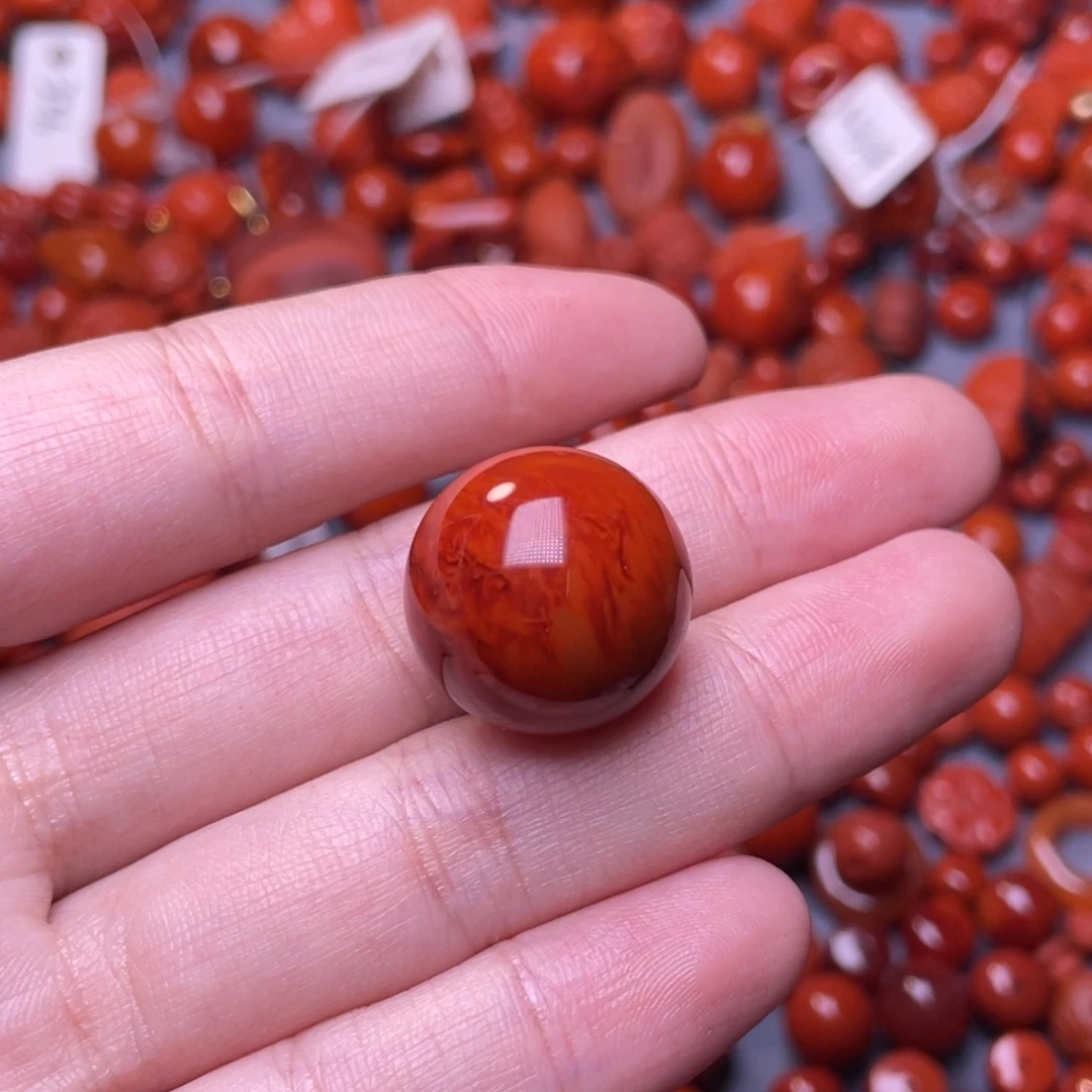 南红玛瑙配饰18.2未镶嵌春**困