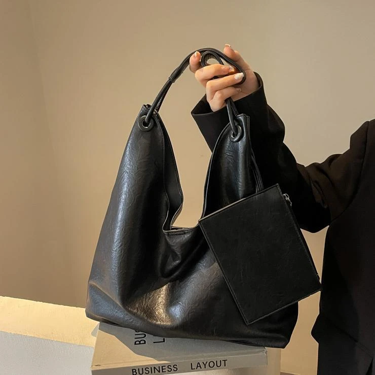 左九女包韩系百搭潮流包包女2025新款时尚简约休闲单肩包通勤大容