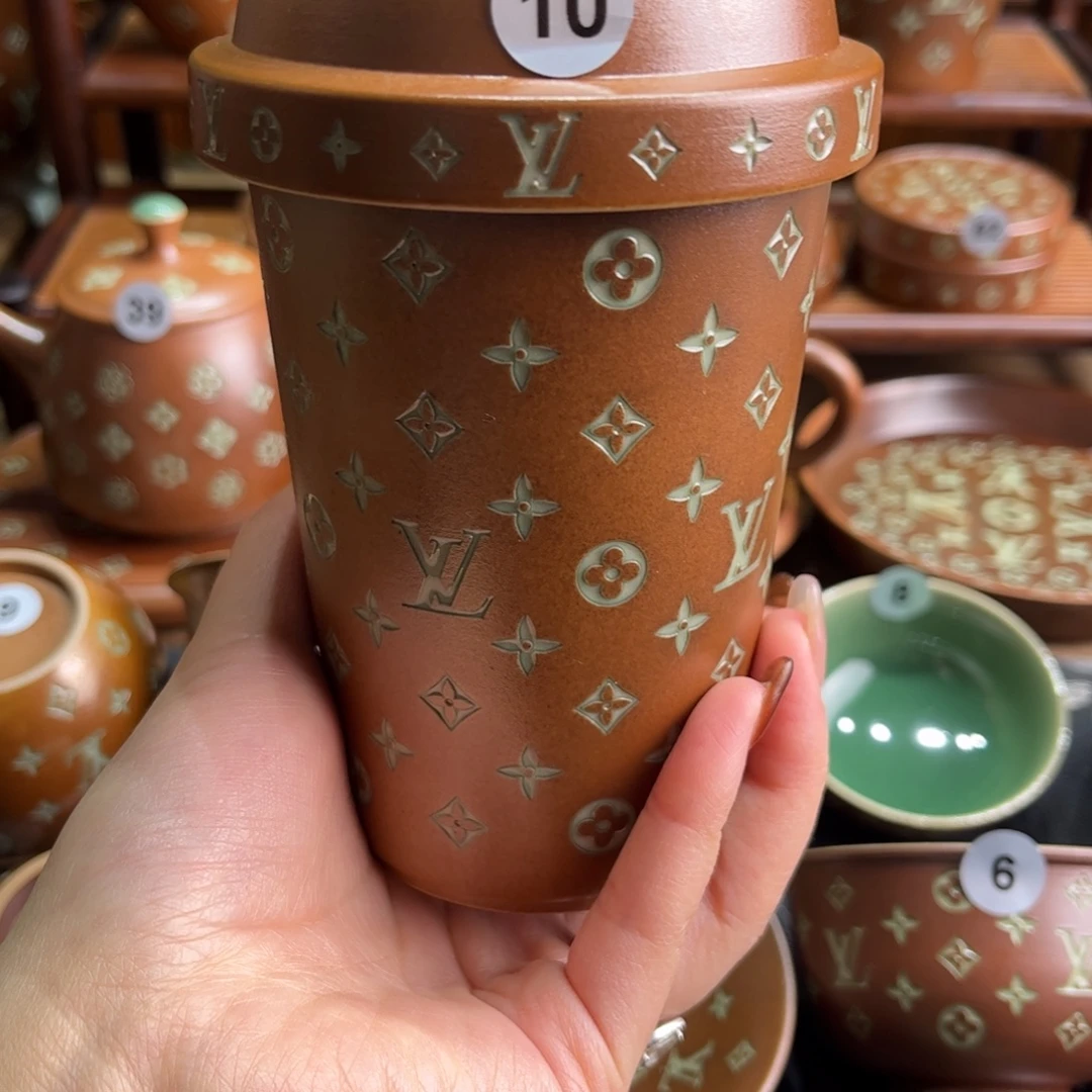 小***ⱄ草木灰老花咖啡杯