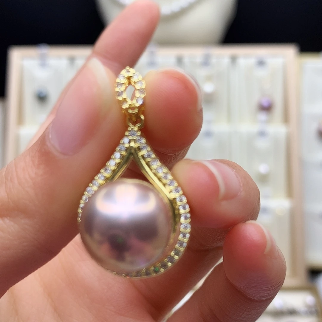 合金淡水珍珠颈饰