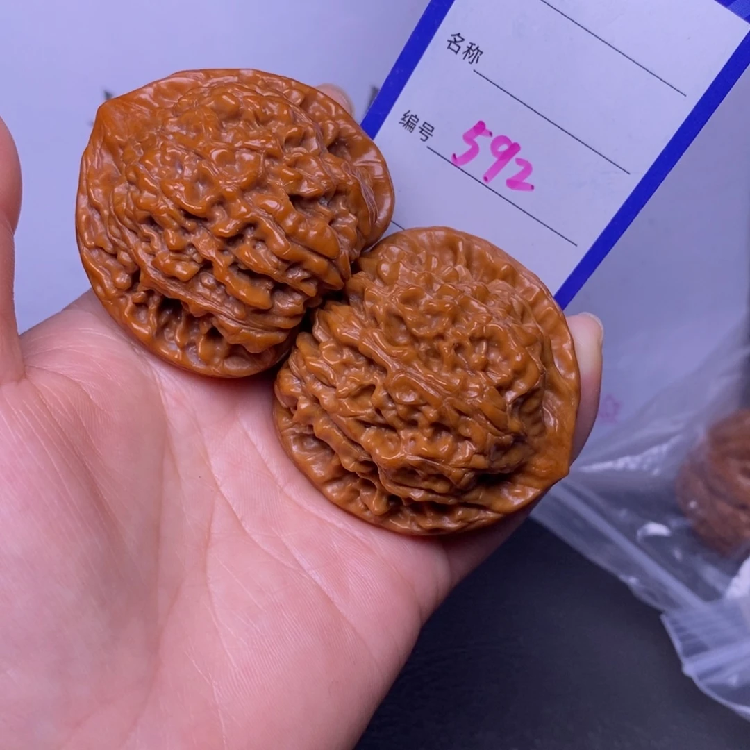 把件文玩核桃592/48官帽色差