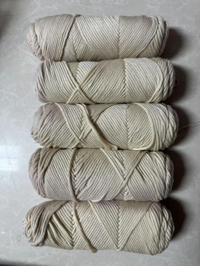 情人棉八股卡其白染花花色DIY