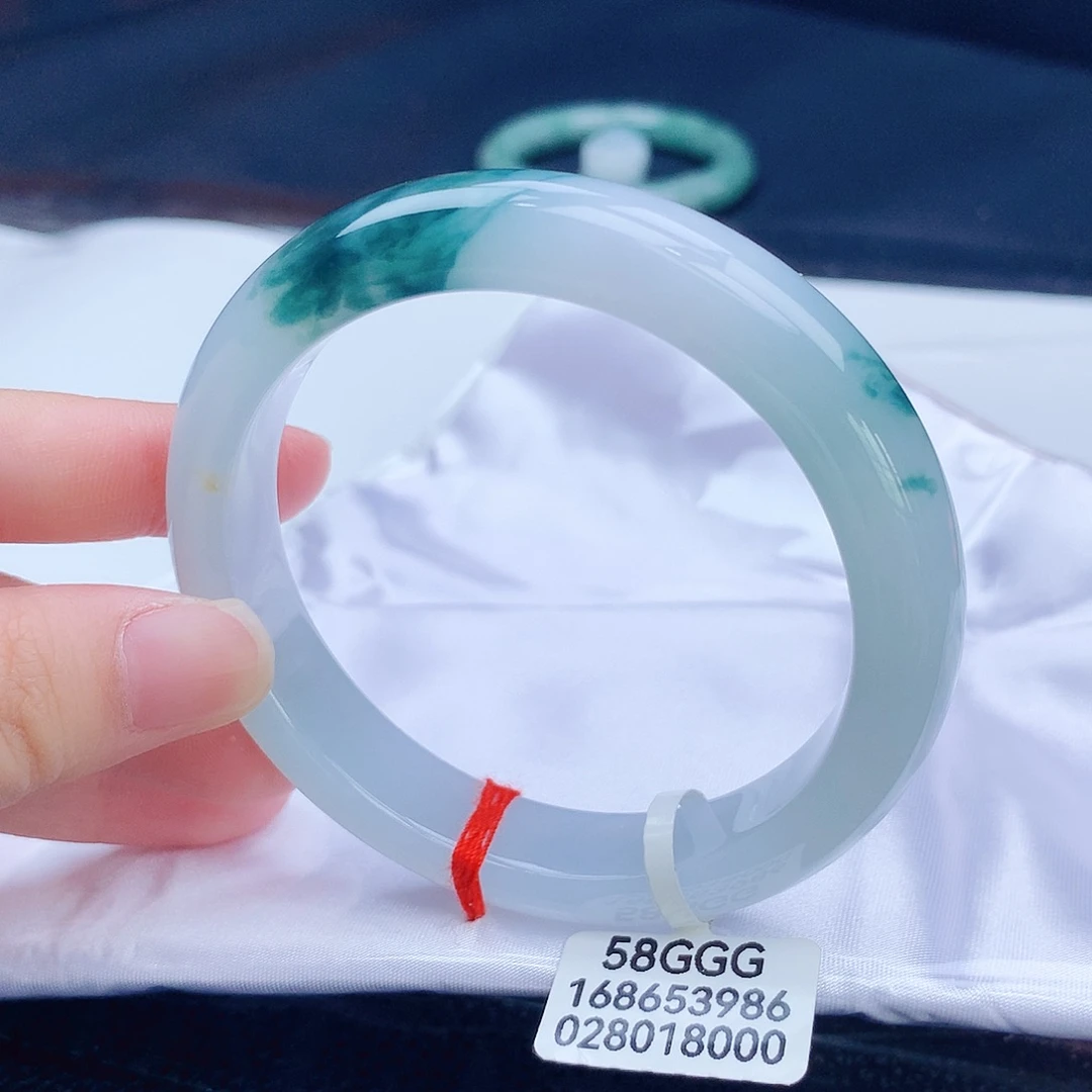 翡翠未镶嵌手镯缅甸天然翡翠a货手镯