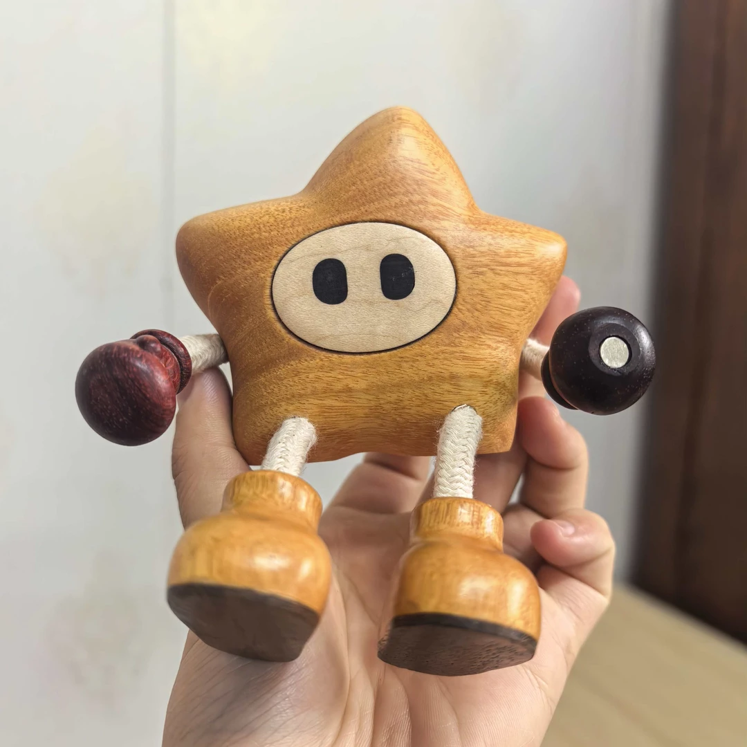 星总  实木镶嵌手作摆件