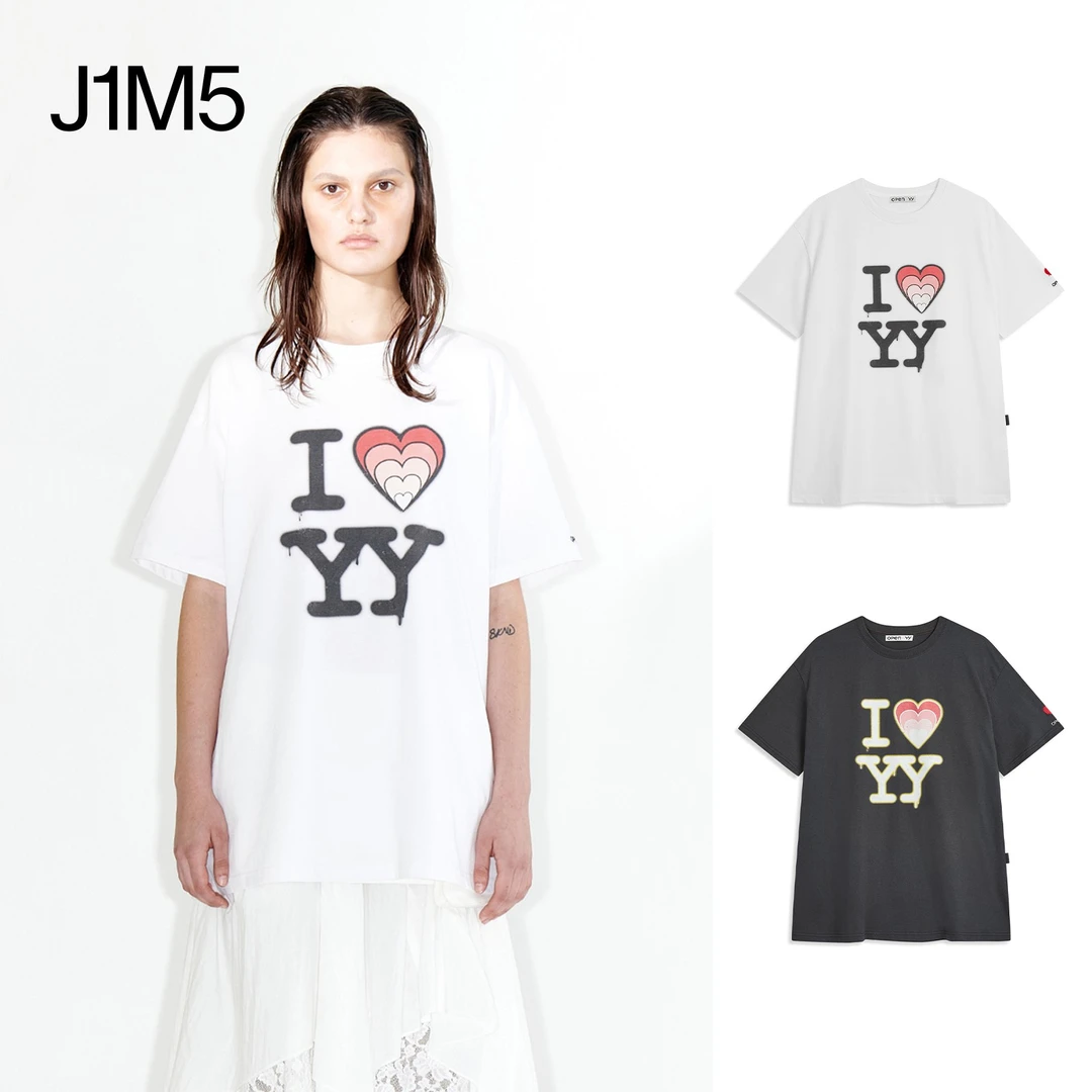 J1M5买手店 OPEN YY 25早春 I LOVE YY短T 设计师品牌