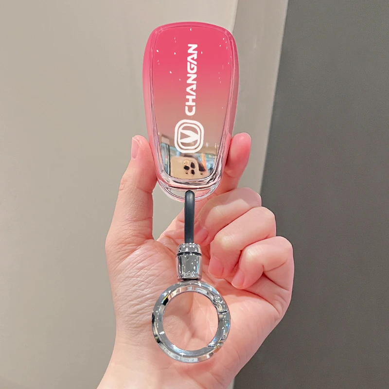 长安UNIV钥匙套CS75PLUS逸动全包逸达汽车扣UNIT保护外壳CS35PLUS