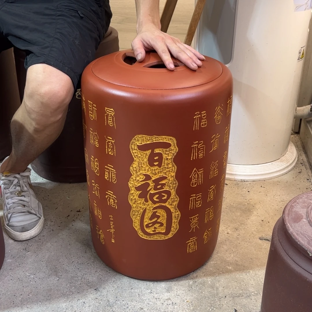 紫砂茶叶罐30 饼茶叶罐