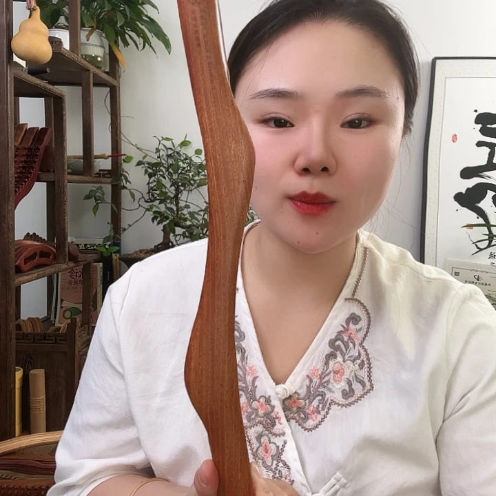 红檀木003擀筋棒瑕疵