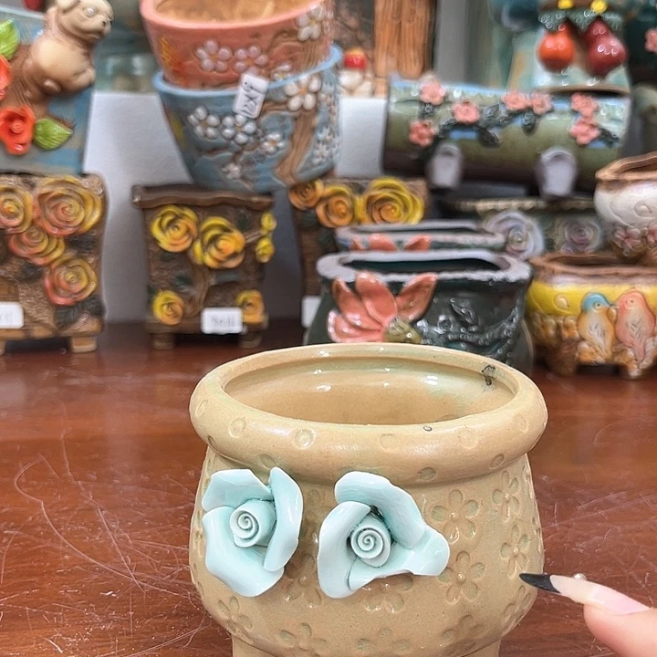 红陶粗陶花盆粗陶花盆