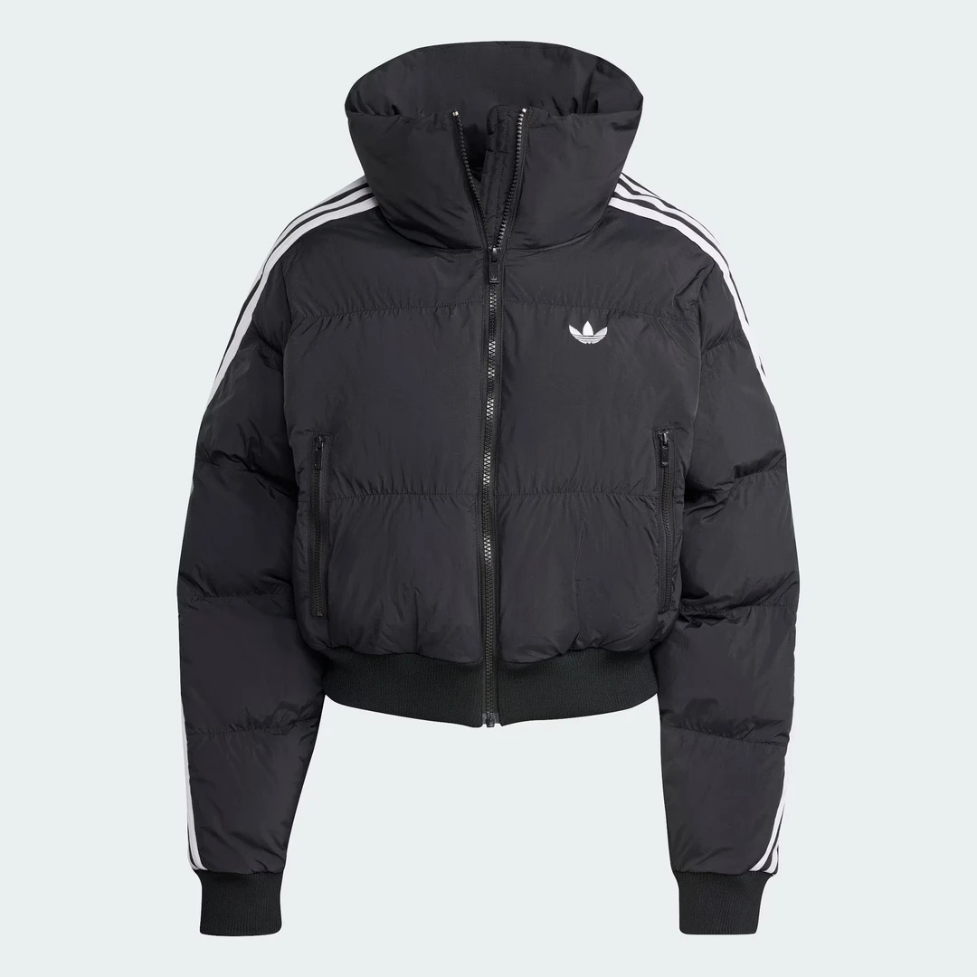 adidas/阿迪达斯女子保暖短款运动宽松棉服面包服 JX2970