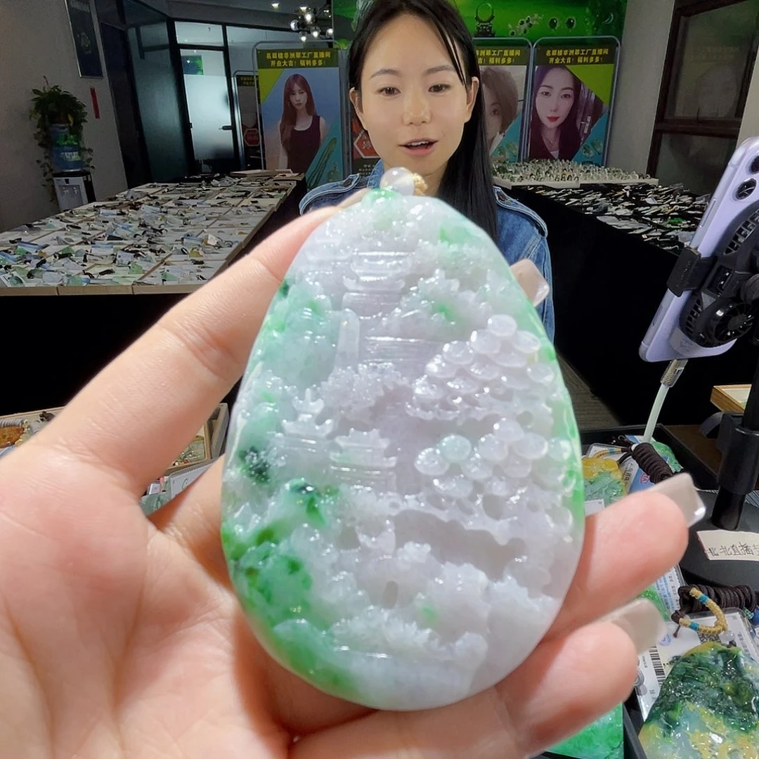 颈饰未镶嵌翡翠一