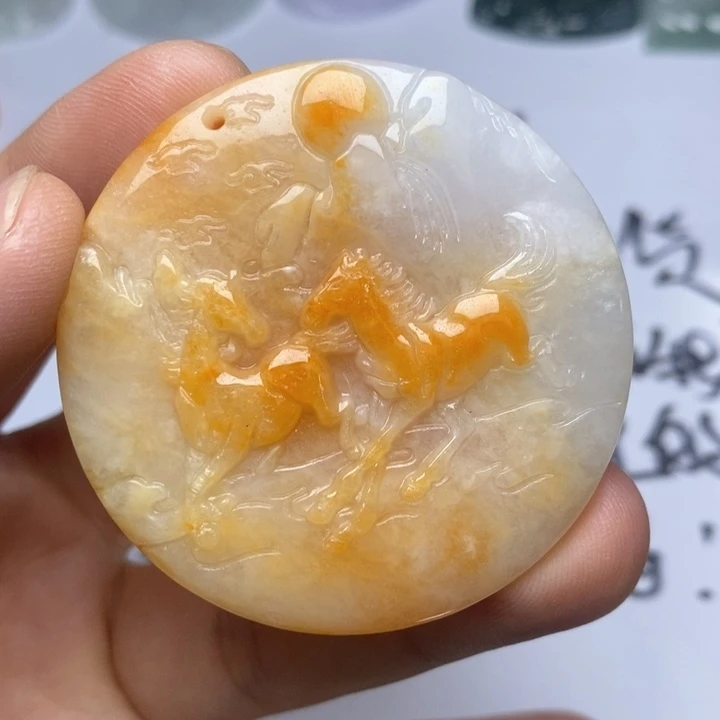 颈饰未镶嵌翡翠翡翠
