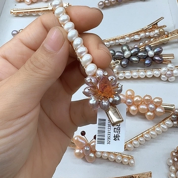 未镶嵌胸针淡水珍珠