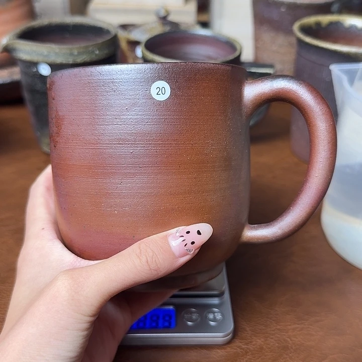 8***8日本备前烧马克杯