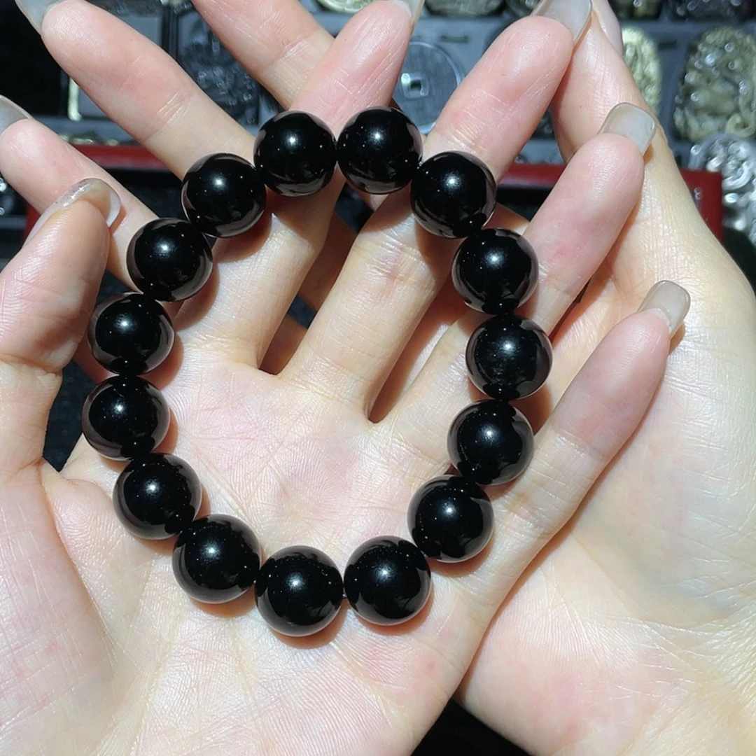 【闪购商品】未镶嵌黑曜岩手链立**饰