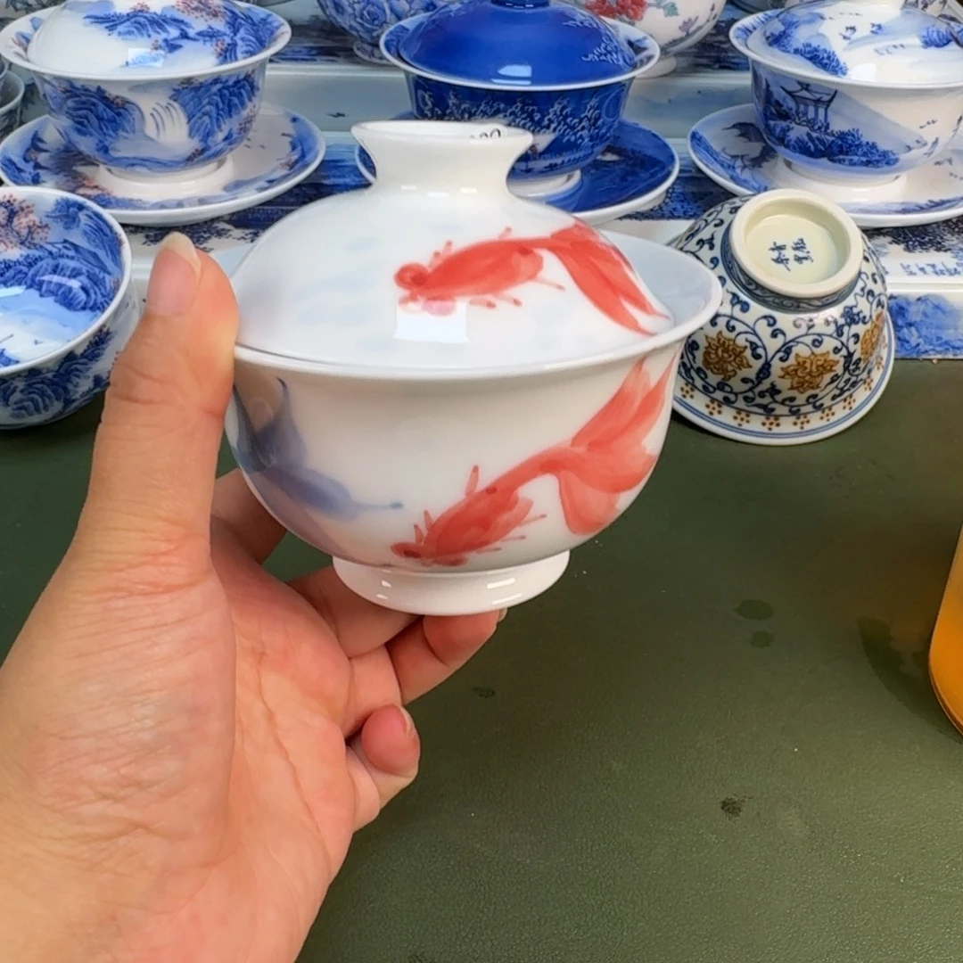 景德镇纯手绘茶具圆圆209