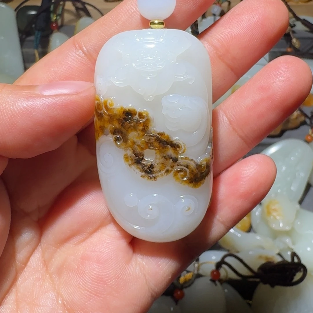 不***惑和田玉（白玉）未镶嵌颈饰