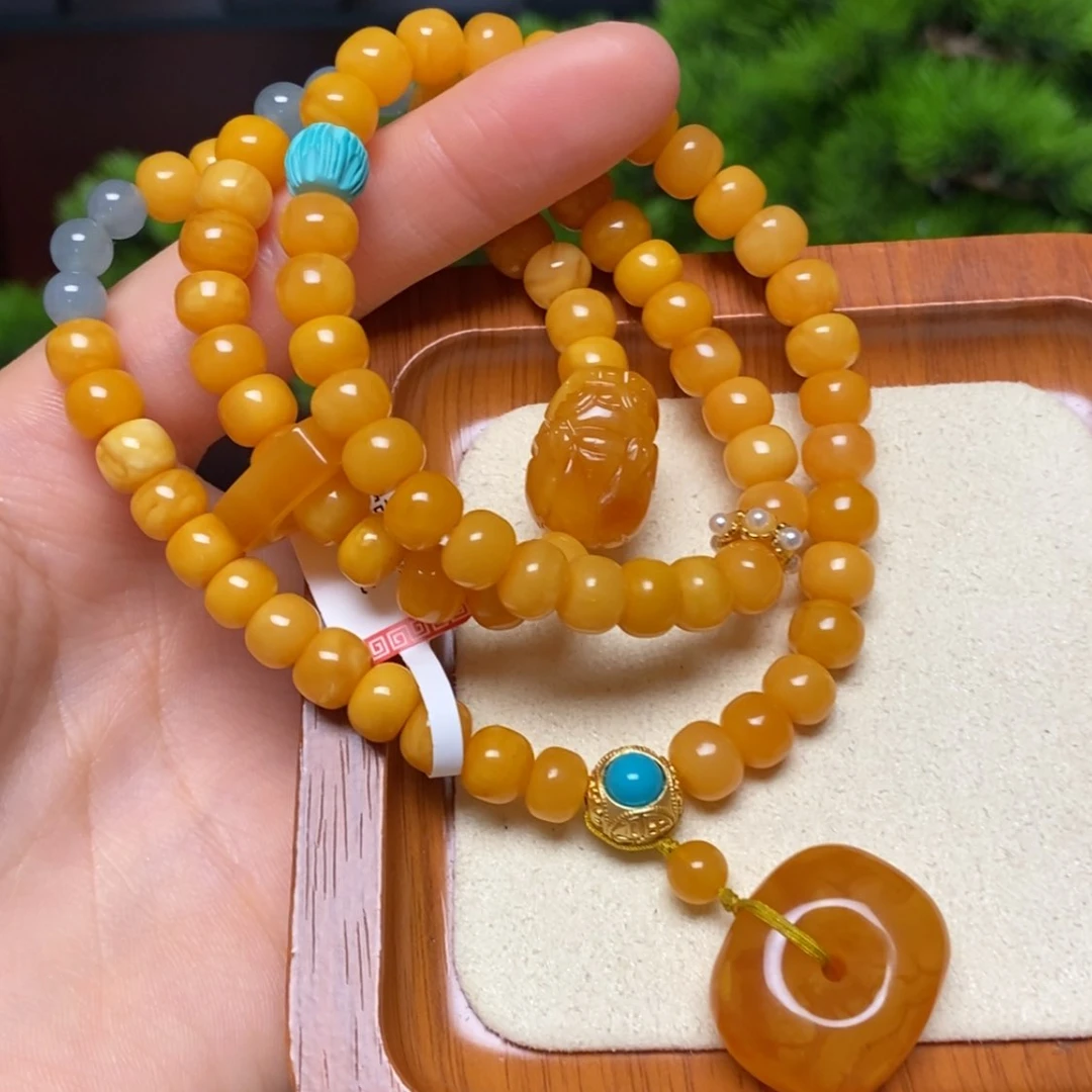 【闪购商品】未镶嵌蜜蜡手链手串