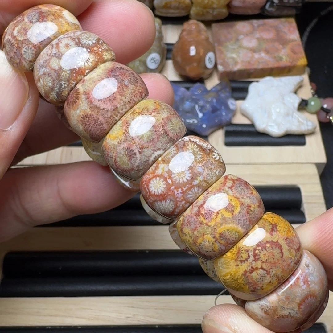 未镶嵌纯天然色有机玉石保真色硅化玉