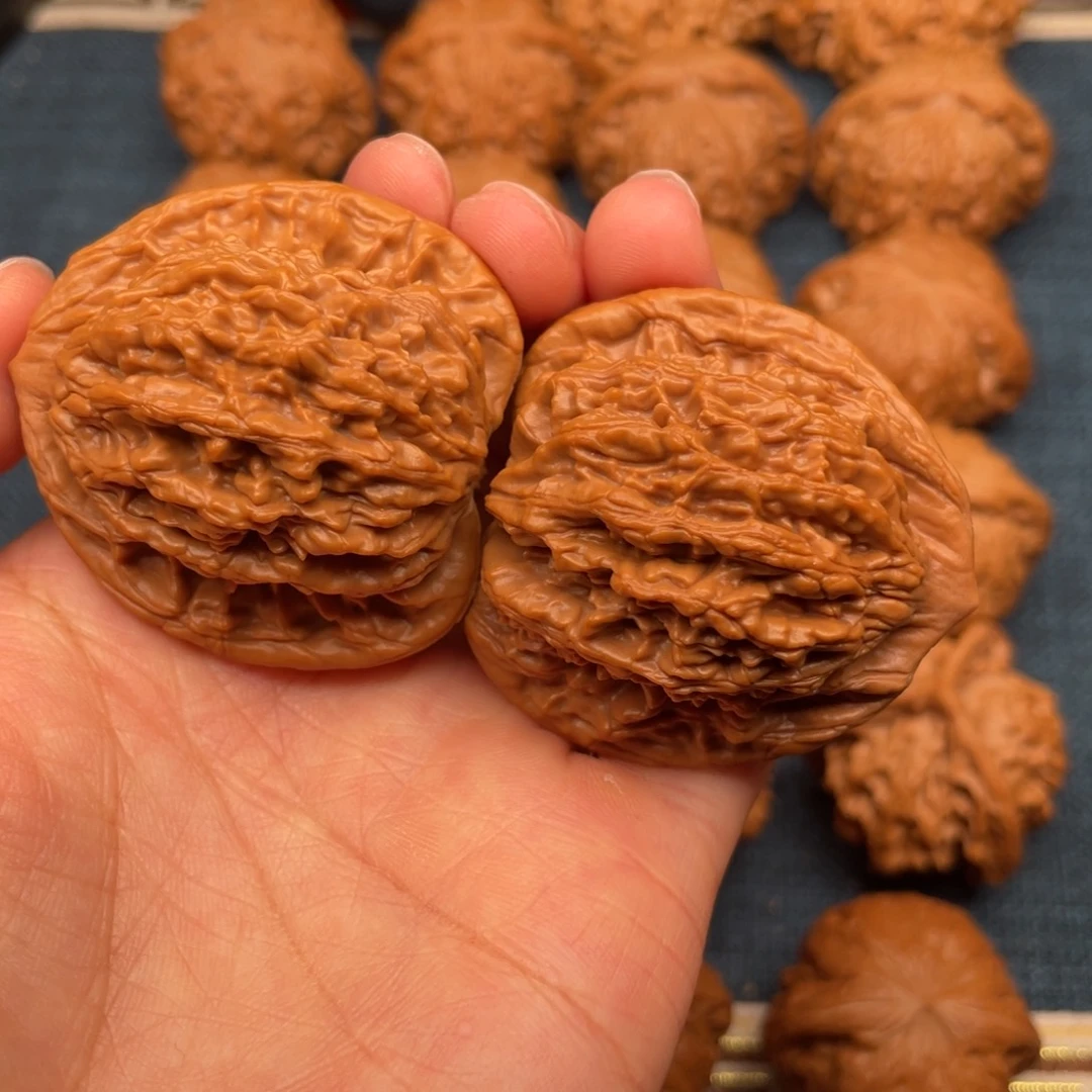 文玩核桃把件44全品毕业虎头