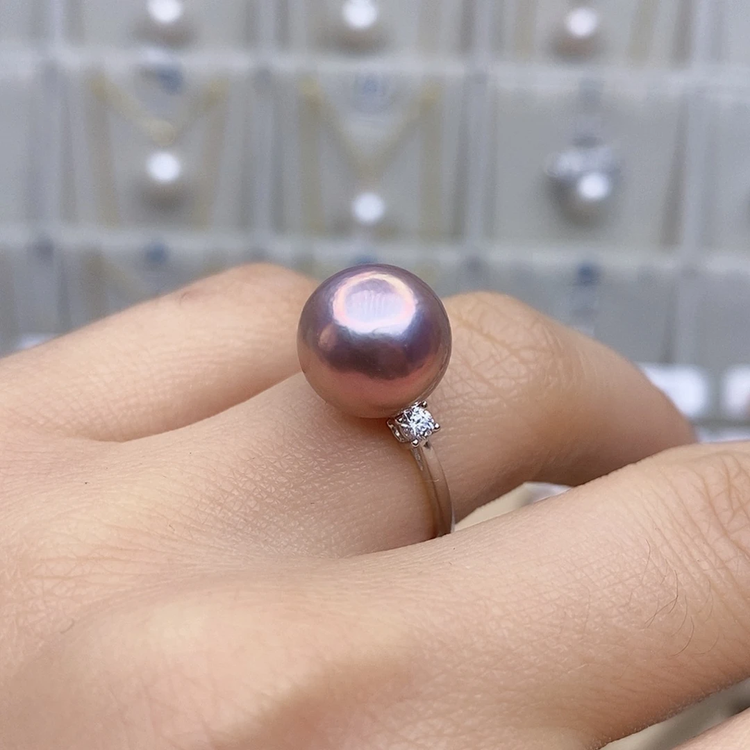 淡水珍珠颈饰银S925镶嵌