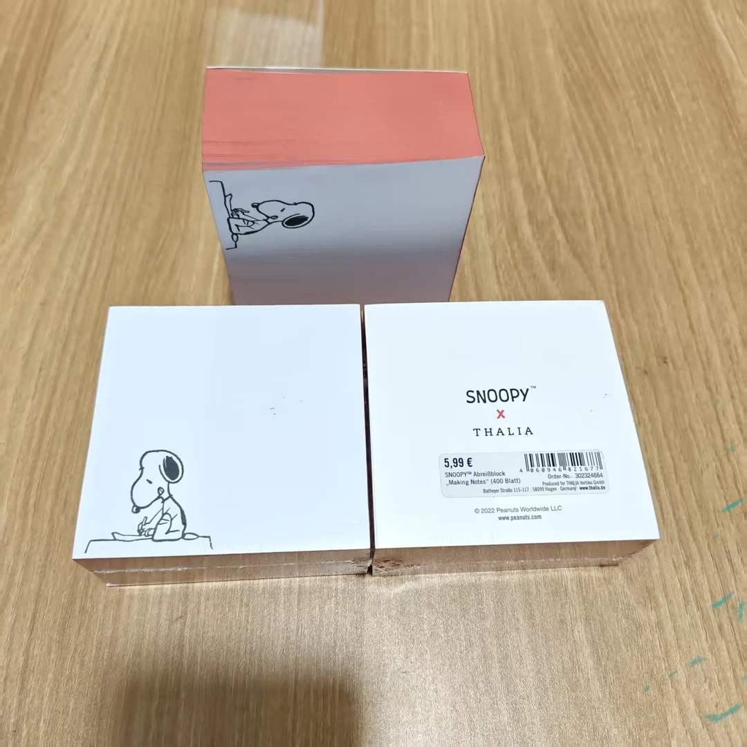 外单史努比400张便签本