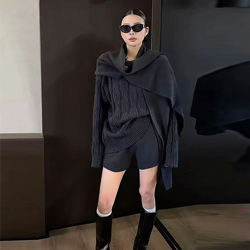 K【A001-A999】秋冬百搭针织套装时尚设计按编码拍