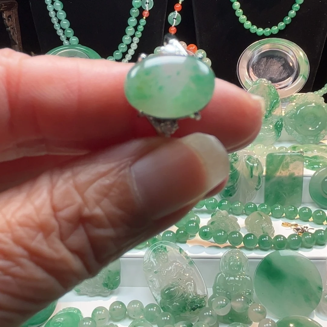 石英质玉戒指合金砚***妈